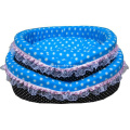 Funny Round Shape Plush Pet Dog Sofa Bed